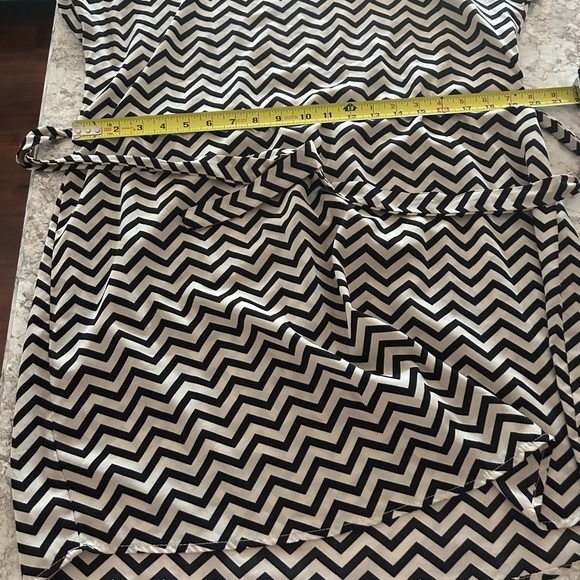 Hippie Rose Dress Zig Zag Design Belt Detail Size XL - Picture 6 of 8